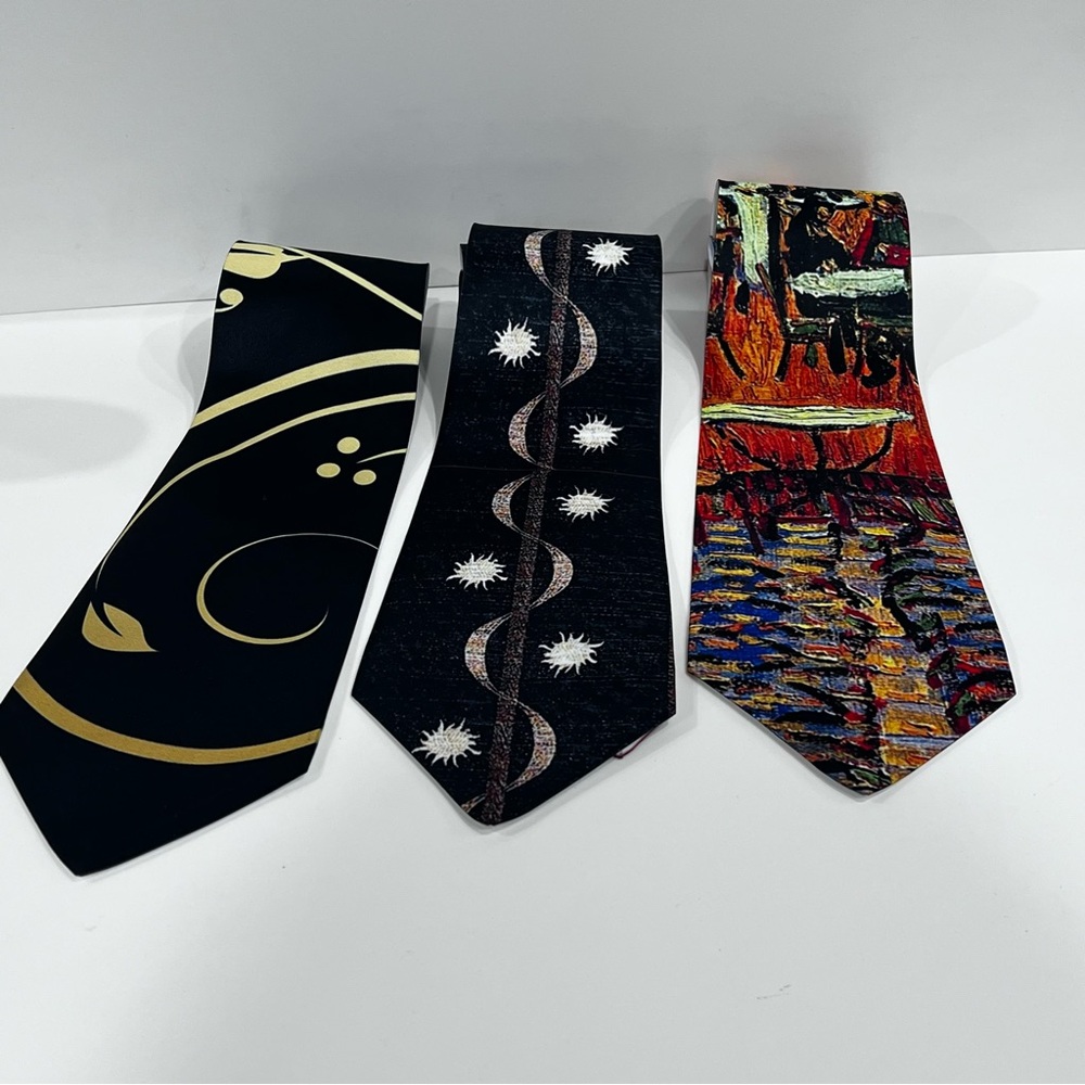 Zazzle set of 3 Men's Hsndmade Ties